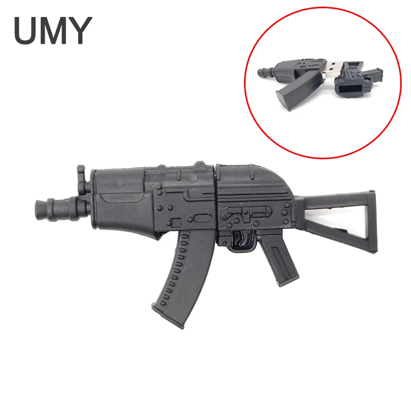 Usb flash silicone AK47/Submachine/Roscoe Gun Модель диска карта памяти Флеш накопитель в подарок 4 ГБ
