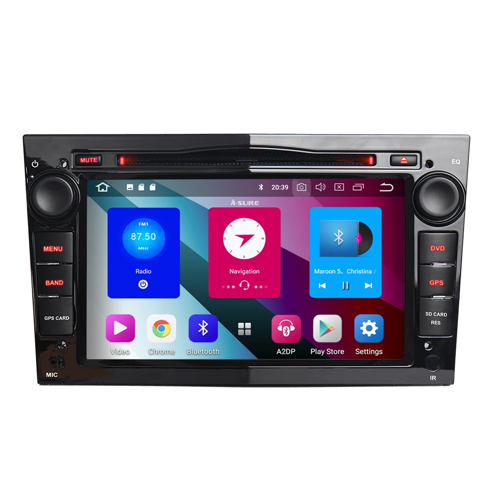 A Sure 7 дюймов 2 Din Android 8 0 автомобильный Радио dvd плеер gps для OPEL Vauxhall Antara Corsa D/Vivaro 2006 2007