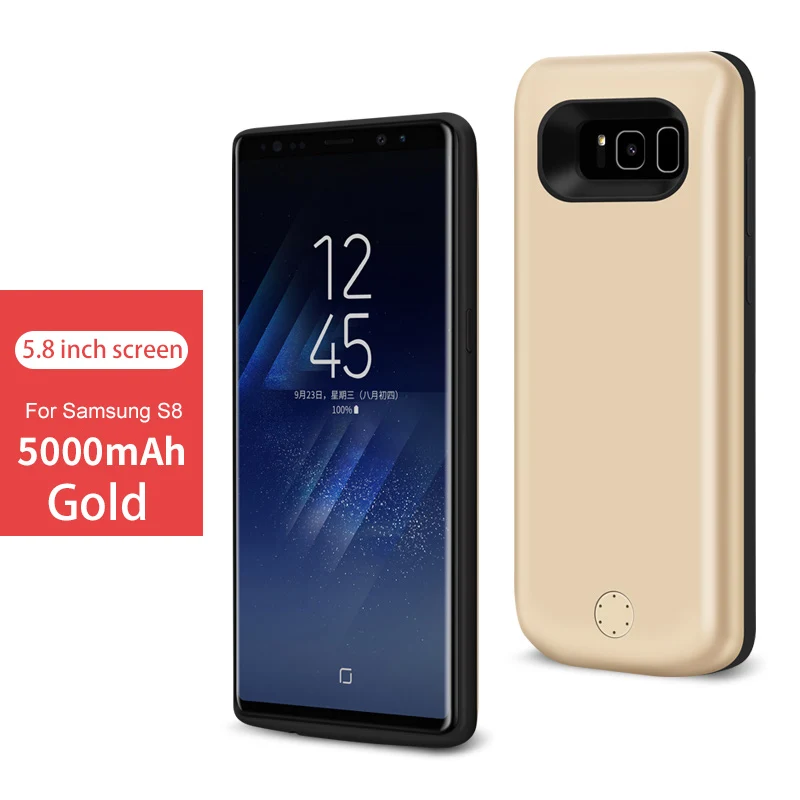 VVKing 6500 мАч/5000 мАч чехол для зарядного устройства для samsung Galaxy S8 S8 plus внешний аккумулятор чехол для зарядки ультра тонкий внешний аккумулятор зарядное устройство