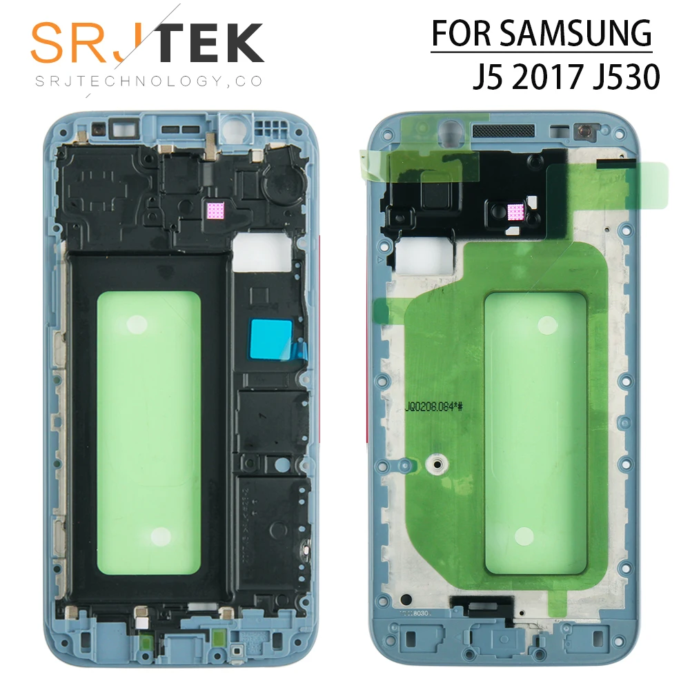 Телефон для Samsung J5 J530 ЖК-рамка пластинчатый Корпус Передняя рамка крышка средней части корпуса для Galaxy J7 Pro J730 запчасти