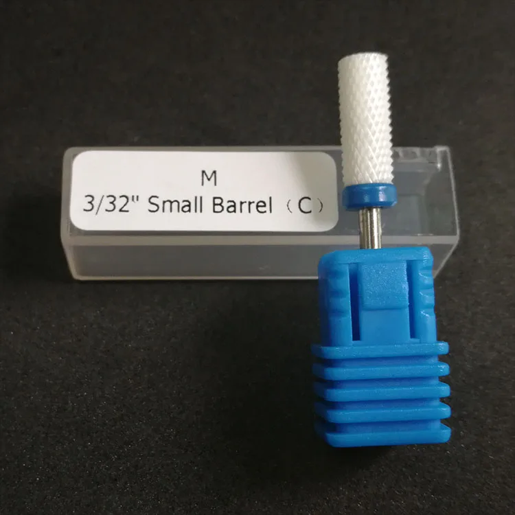 Small Barrel - Blue 2,35 маленькая бочка, керамические сверла для ногтей, керамические сверла для ногтей, аппарат для маникюра, аксессуары для ногтей, инструменты для педикюра, тонкие, средние, грубые - Цвет: Small Barrel - Blue