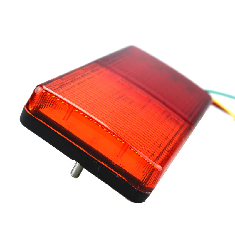 2021 New 12V Pair 50LED Rear Tail Light Lamp Trailer Truck Caravan Stop Reverse Indicator Red+Amber | Автомобили и мотоциклы