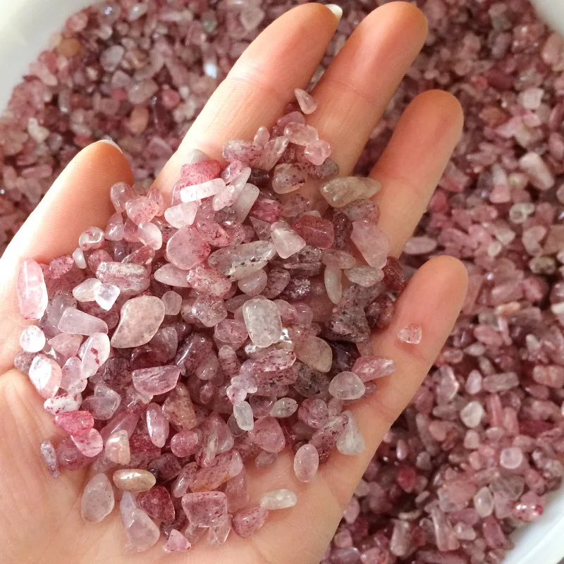 Натуральная клубника блестящий минерал Очищающий размагниченный аквариум