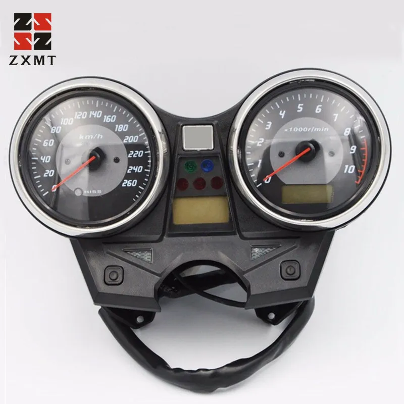 ZXMT Motorcycle Universal LED Speedometer Meter Tachometer Gauge Brand New Arrival Free For CB 1300 2009-2012 Accessories | Автомобили и