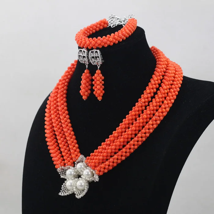 Великолепный оранжевый бриллиантовый набор ювелирных изделий Золотые Ювелирные