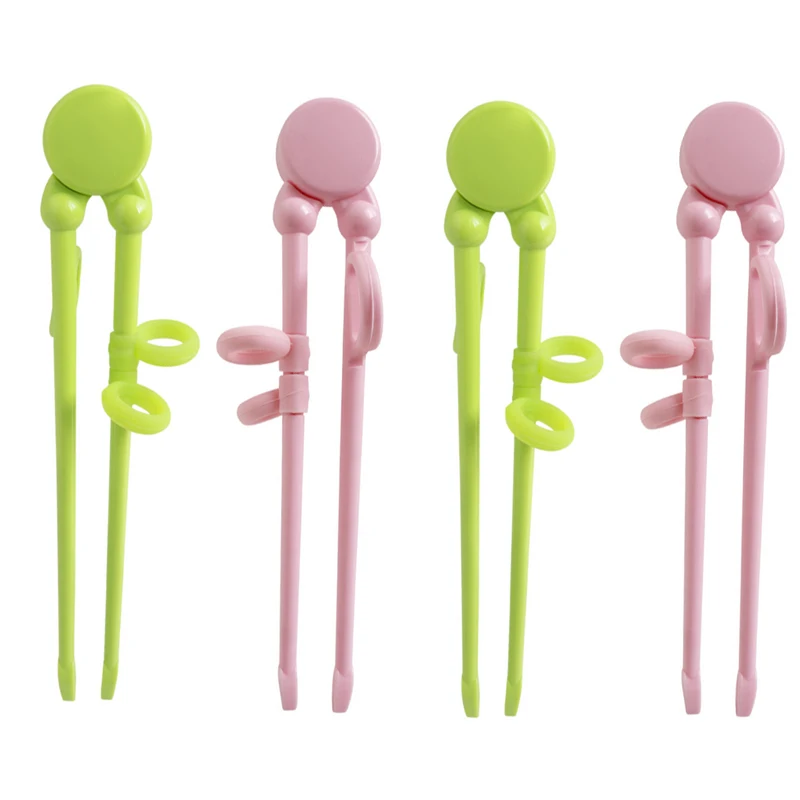 1 пaрa дeтских обучение вспомогательные детская посуда пластиковая начинающих