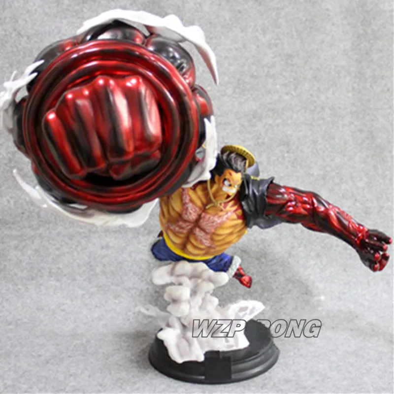 40 см одна штука Обезьяна D Luffy Gear 4 связанных человека статуя куклы игрушки смола