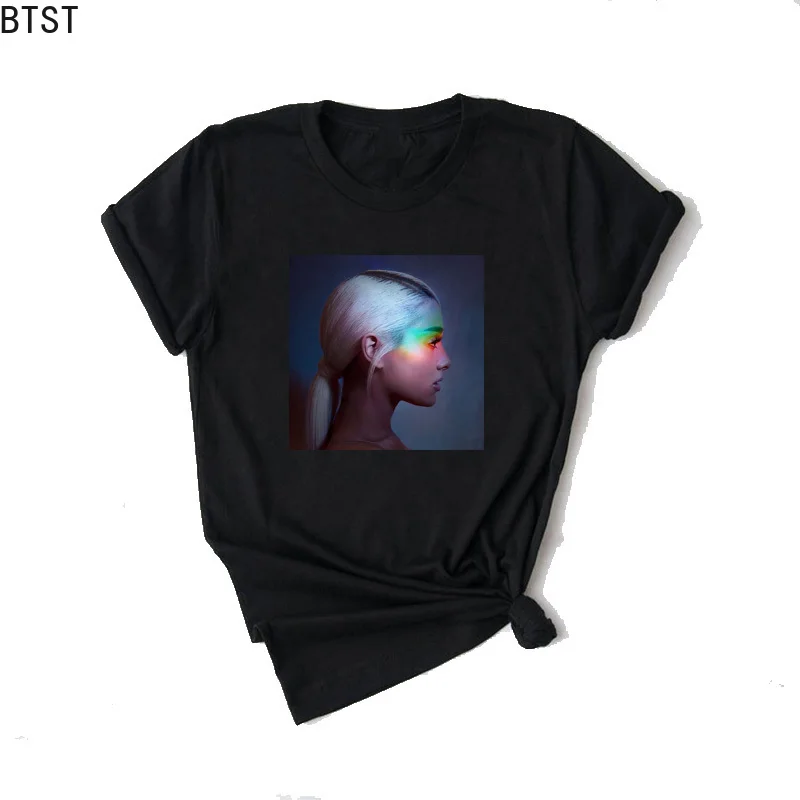 God Is A Woman Футболка женская Ариана Гранде Футболка Camiseta vogue Лето черная футболка с кружевными рукавами футболки Забавные футболки