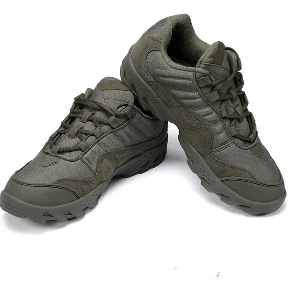 Army Green Открытый Пустыня 1200D нейлон Chamoi кожаные Для мужчин Спорт Пеший Туризм Прогулки отдых ботинки военные Sapatilhas США кроссовки для туризма - Цвет: Army Green