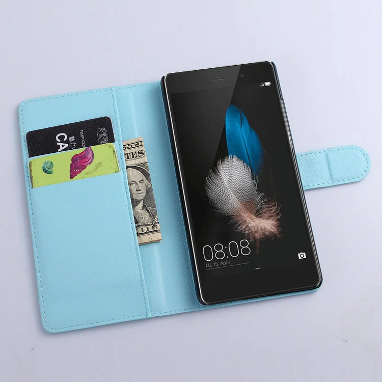 Роскошный кожаный чехол бумажник в ретро стиле для Huawei P8 Lite телефона P8Lite/P8 lite/P 8 с