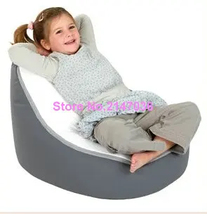 Серая с белым сиденьем для младенцев Детская сумка-мешок портативное сиденье