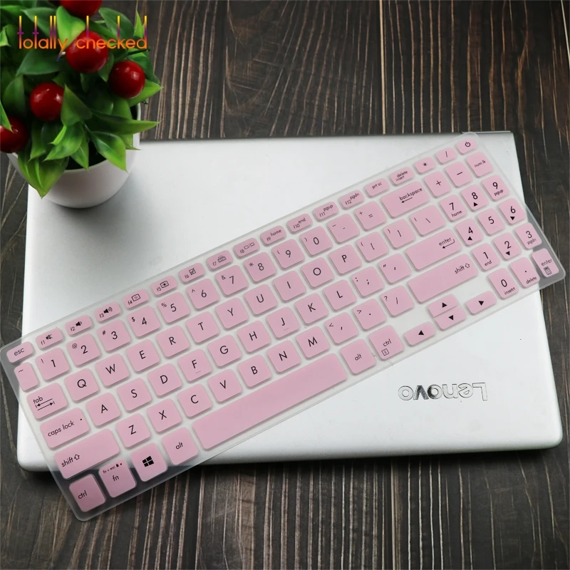 pink Силиконовый гелевый защитный чехол для клавиатуры Asus S530FN S530UN S5300 S5300U S5300UN для ASUS Vivobook S15 15,6 дюймов - Цвет: pink