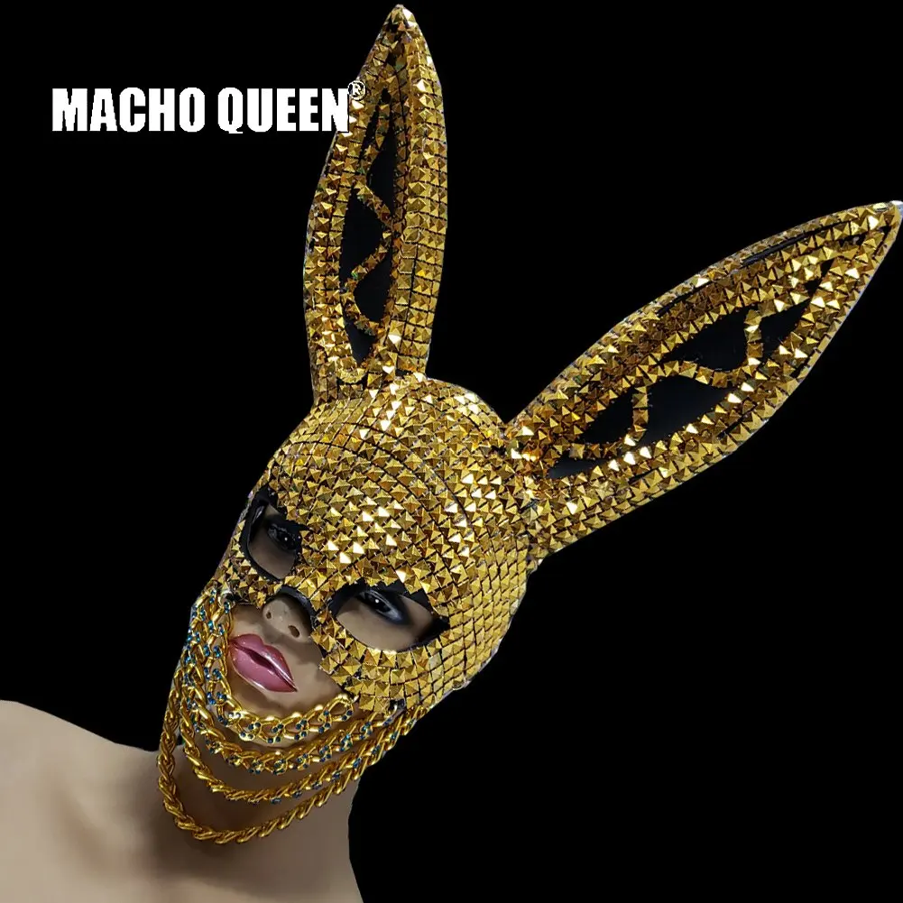 Белый Голографическая маска для лица, маска для танцора, фестивальный Рейв, наряды для Хэллоуина, Маскарад - Цвет: Белый