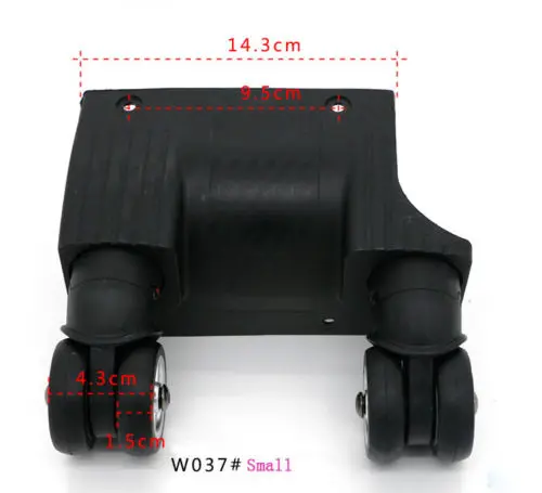 GUGULUZA Замена колес для чемодана на тележке - запчасти и аксессуары для ремонта W037.