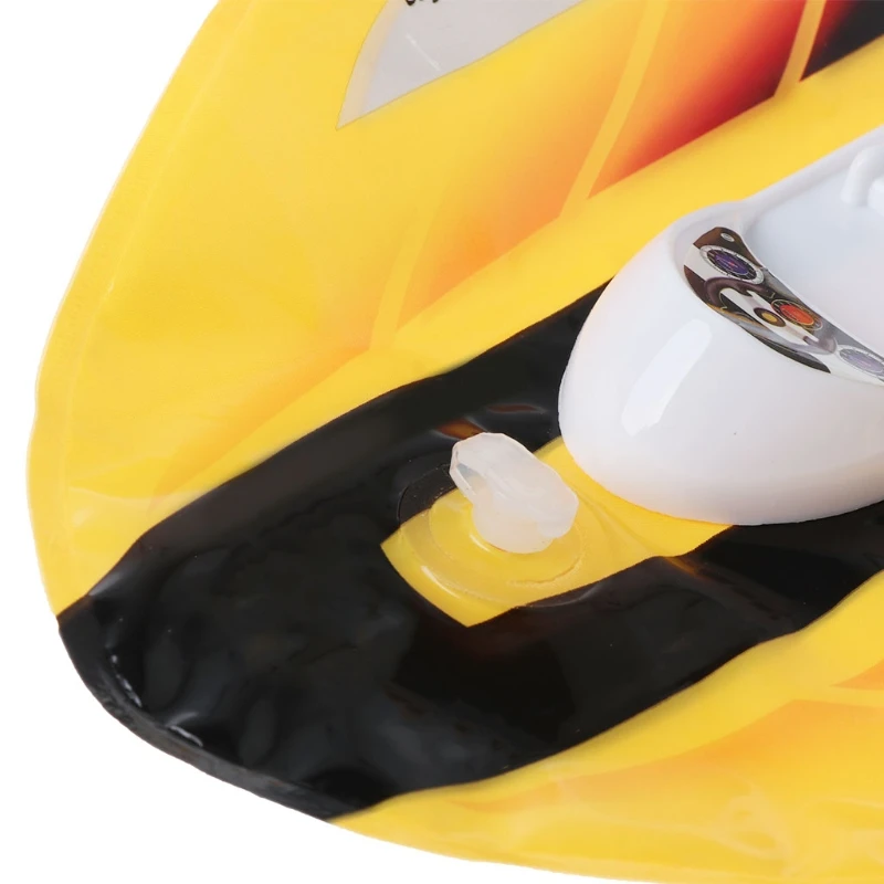 3 pcs/1Set Inflatable Boat Baby Toy Kid Clockwork Wind Up Inflatable Boat Ship Play Water Bathroom Bath Toy FR024