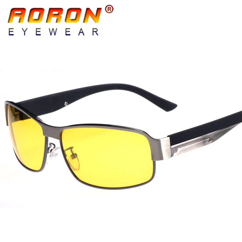 Aoron мужские поляризованные солнцезащитные очки ночного видения брендовые