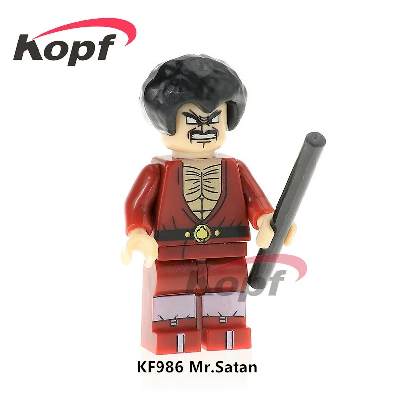 KKF986WithoutBox KF2051 строительные Боки Dragon Ball Z рисунок Золотой Freiza Krilin General Bule Future трусы кирпичи экшн подарок для детей игрушки - Цвет: KKF986WithoutBox