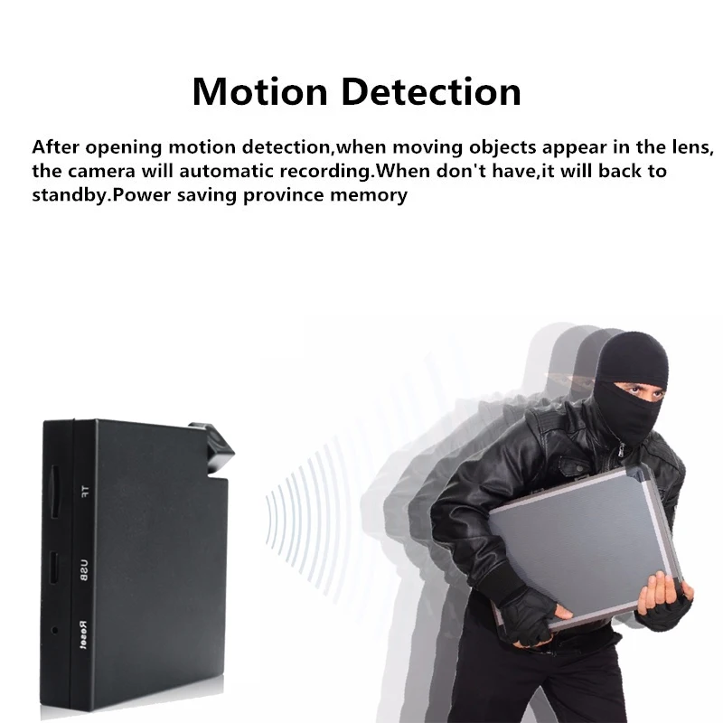 24 часа Запись видео мини Камара Обнаружение движения аудио рекордер DV