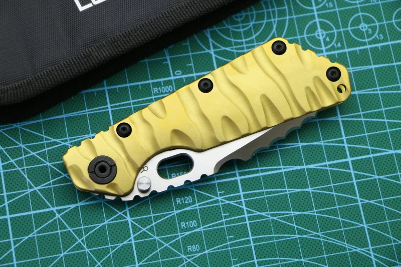LOVOCOO складной нож для ежедневного использования D2 сталь TC4 titanium ручка кухонный