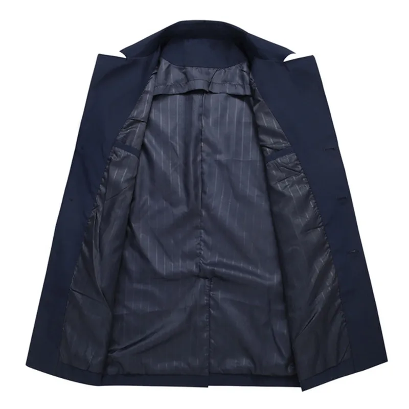 Осень 2018 Мужская брендовая модная повседневная куртка деловая приталенная