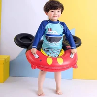 0 4 years kids cartoon swimming ring childgifts baby inflatable pool summer fun float ring kids pool toy float with handle