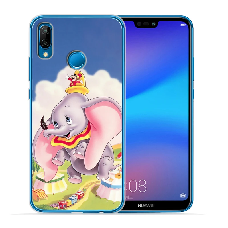 Мягкий прозрачный чехол Dumbo для huawei P30 Lite для huawei P30 Pro P20 Lite P8Lite P9Lite P Smart Capa силиконовый Etui - Цвет: 10
