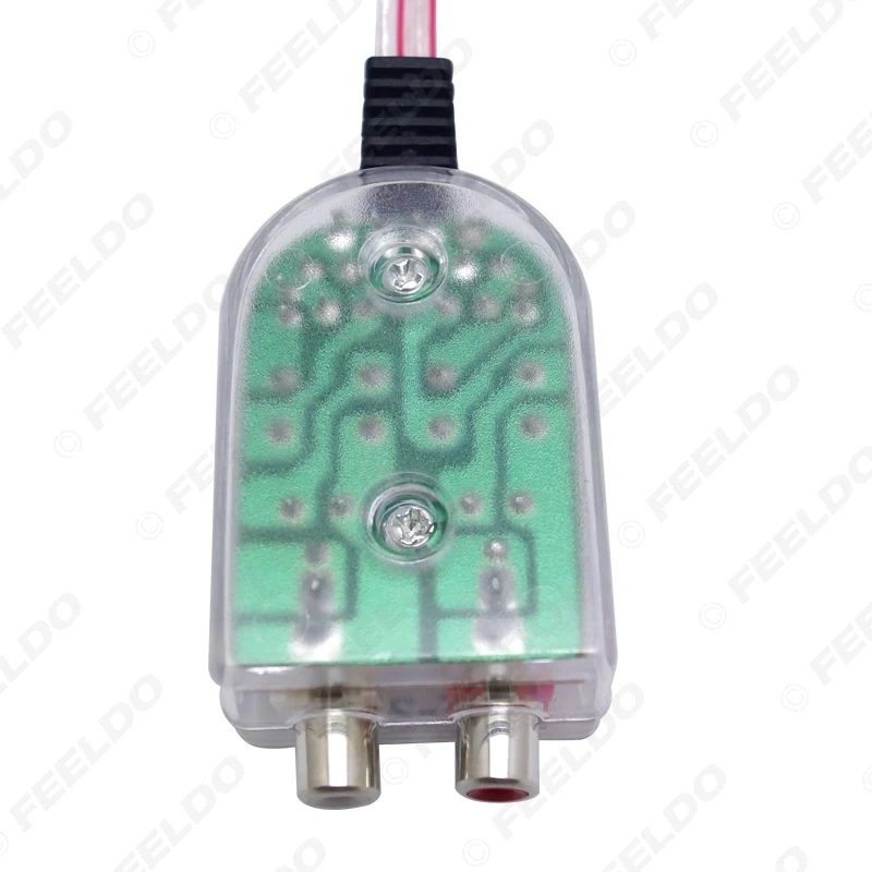 FEELDO 10X Авто линейный преобразователь Аудио Звук сабвуфер усилитель Стайлинг