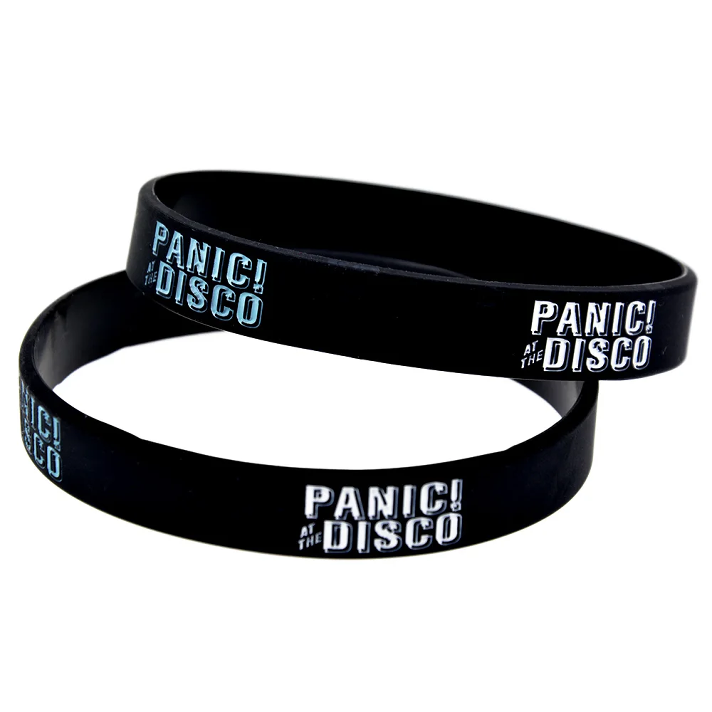 1 шт. Panic! at the Disco силиконовый браслет 1/2 Inch бумага для плоттеров с Музыкальный