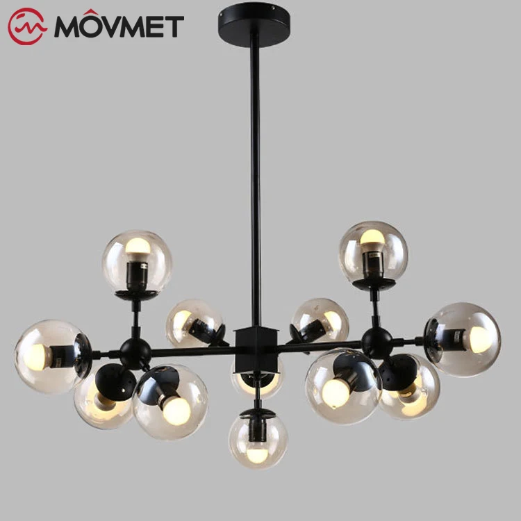 Художественный декор стеклянные светодиодные люстры освещение для кухни