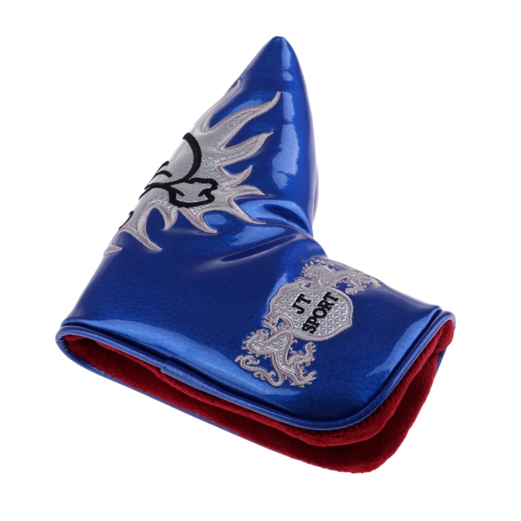 Премиум прочный PU череп голова Магнитная клюшка для гольфа крышка головы