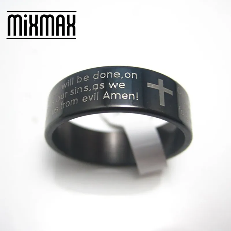 Молитвенные библейские кольца 30 шт. большие размеры английские молитвенные