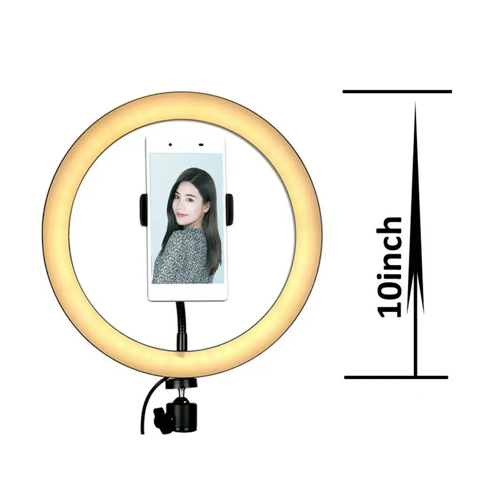 10 &quotсветодиодный кольцевой светильник Vanity s 3000 6500K с регулируемой яркостью ing USB