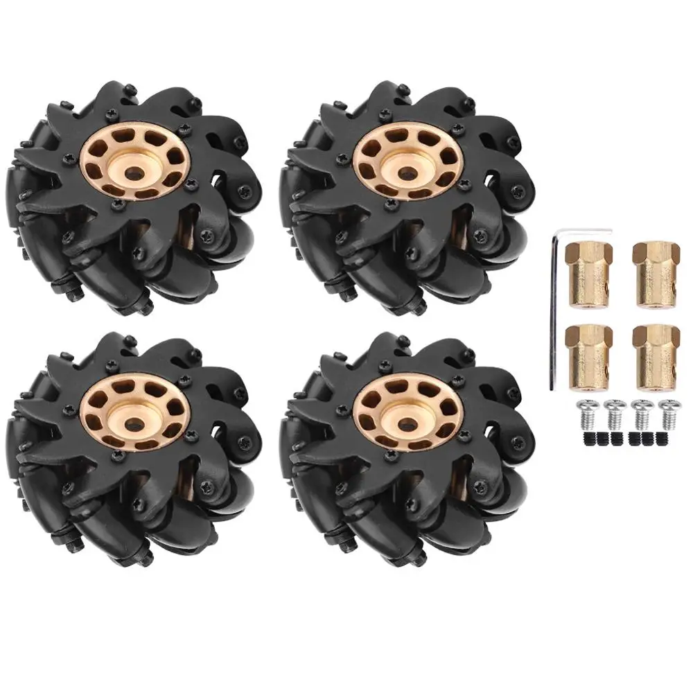 Сверхмощный привод 4WD Mecanum колеса комплект робот всенаправленные для RC грузовик