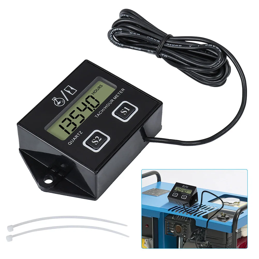 Тахометр двигателя тахометр мотоцикла с ЖК дисплеем|Тахометры| |