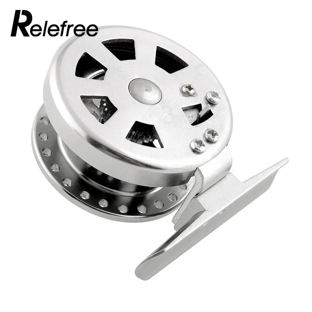 Алюминиевая катушка Relefree для подледной рыбалки сверхпрочная леска морской и