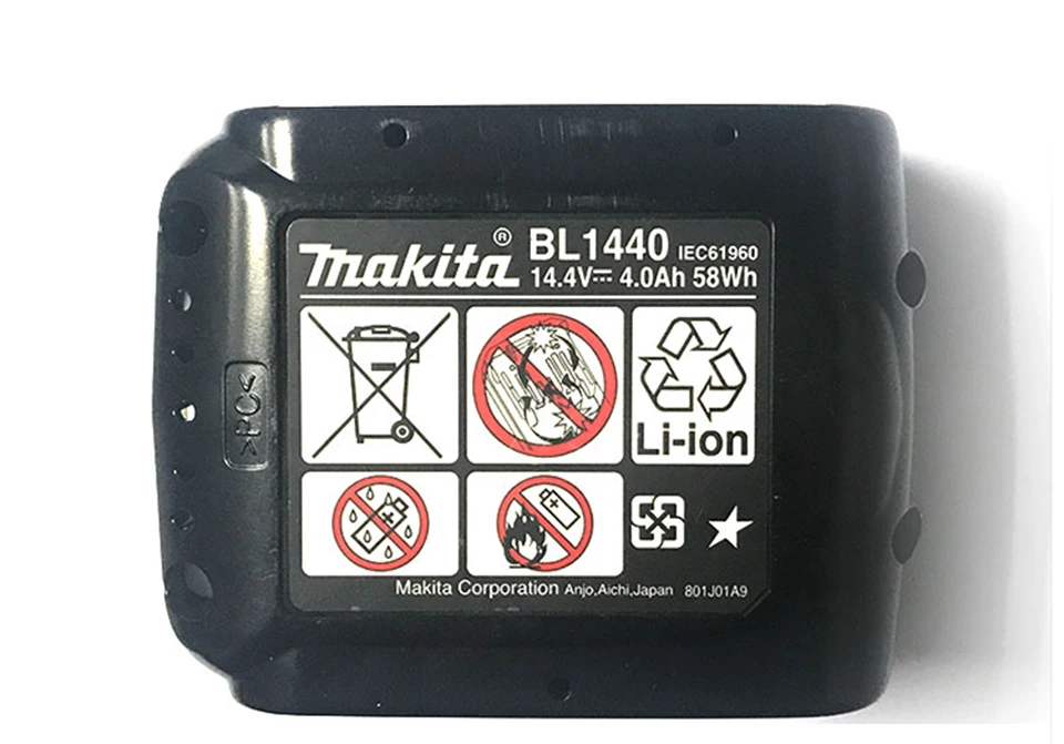 Япония Makita литиевая батарея 14,4 В BL1415 1.3AH BL1430 3.0AH BL1440 4.0AH DC18SD зарядное устройство литий-ионный инструмент для зарядки запчасти Makita