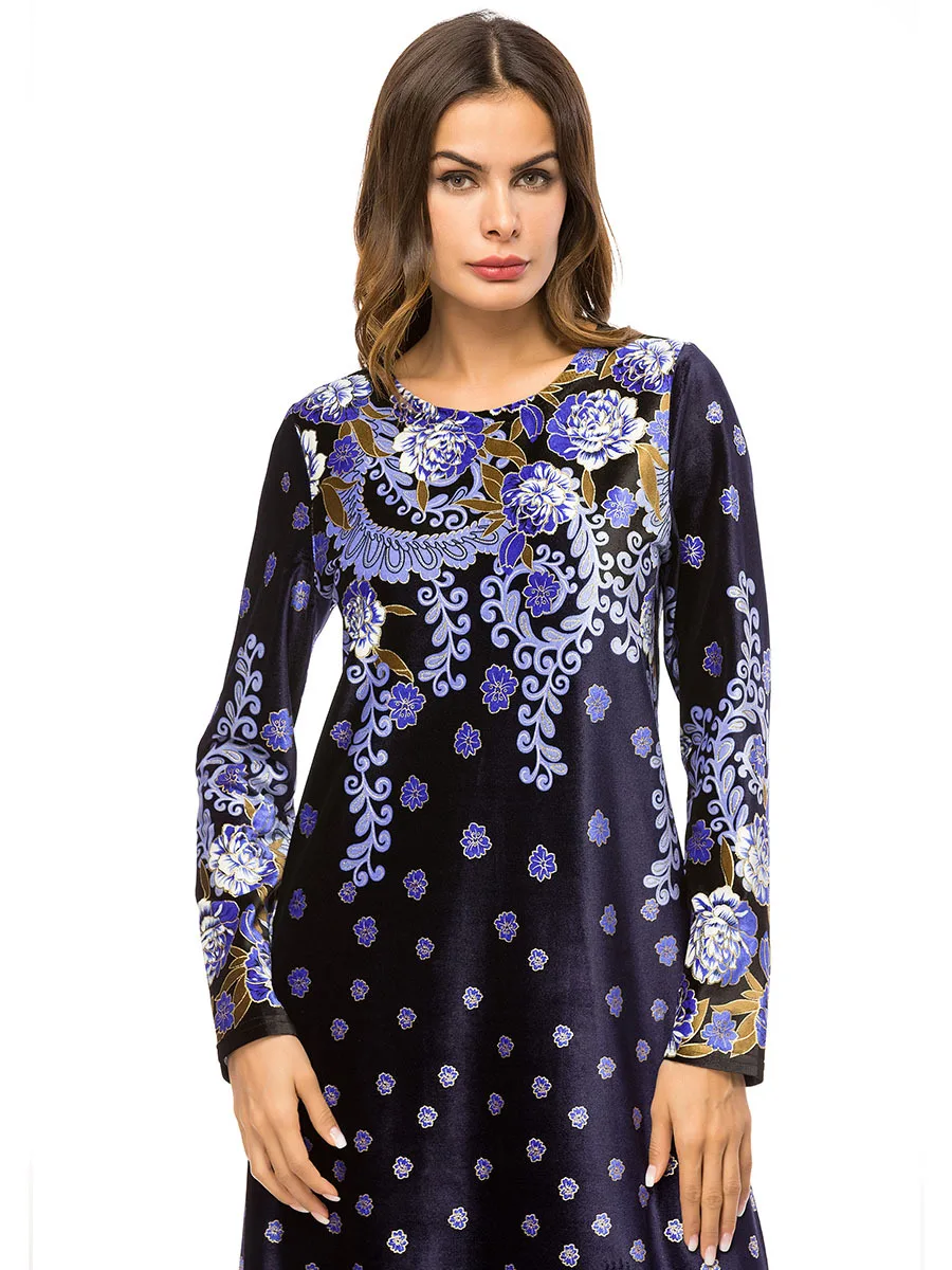 Платье-кафтань в Дубае марокканский кафтановый кафтань для повседневной носки