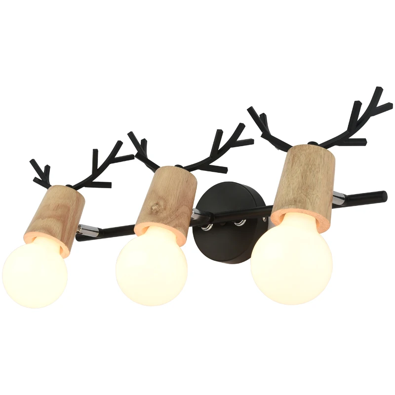 1 шт. настенный светильник в виде рогов черный/белый цвет|vintage wall lamp|wall lampwall lamp black |