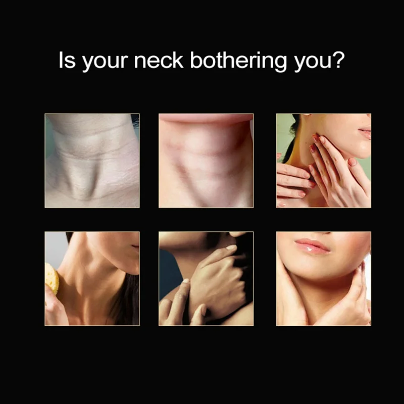 Золотая коллагеновая маска для шеи кристальная пудра отбеливающая против