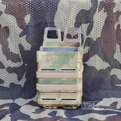 9 цветов страйкбол винтовка 5,56 Mag M4 Журнал быстро прикрепить Тактический Подсумок с креплением Molle системы жесткий картридж оболочки для охоты