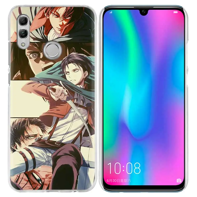 Обувь для косплея по аниме «атака на Титанов» аниме чехол для huawei Honor 8X Y9 9 10 Lite Play 7C 8C 8S 8A фотоаппаратов моментальной печати 7S 7A Pro V20 20i Y6 Y7 Y5 жесткий чехол из ПК для телефона