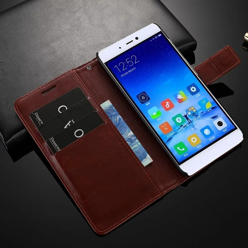 Чехол для телефона Xiaomi mi 5S плюс бумажник ультра тонкий оригинальный чехол Флип