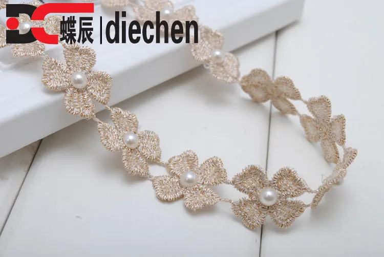 1 шт. кружевной ободок Клевер в стиле бохо с цветами и короной из 4 листьев хиппи