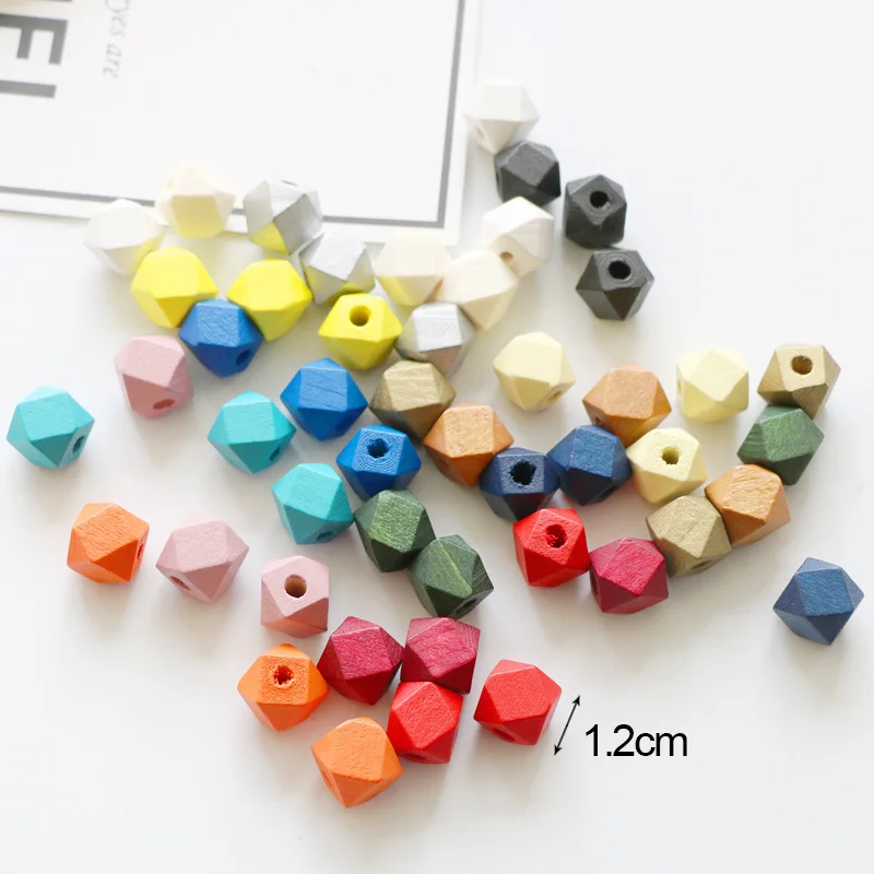 20 шт. бусины из натурального дерева для самостоятельного изготовления ювелирных