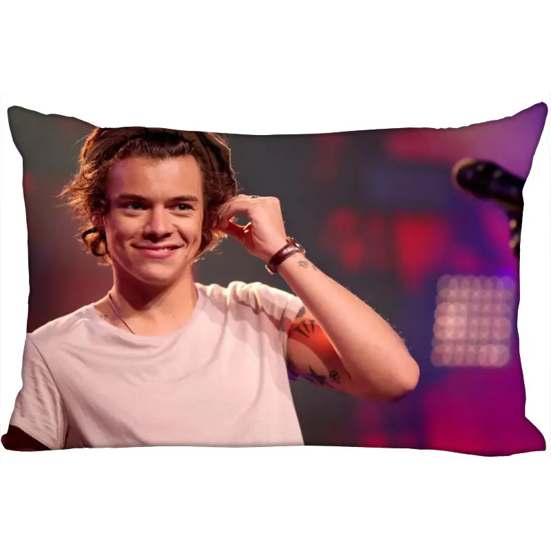 Pillow Case Пользовательские Гарри стили Новое поступление прямоугольные аниме Наволочки на молнии Пользовательские наволочки Свадебный Декоративный Рождественский подарок - Цвет: Pillow Case