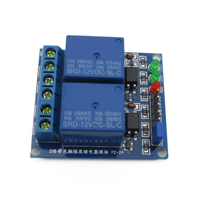 100% новый origina 2 низкий уровень группа оптрон релейный модуль 12 В DC 12V платы