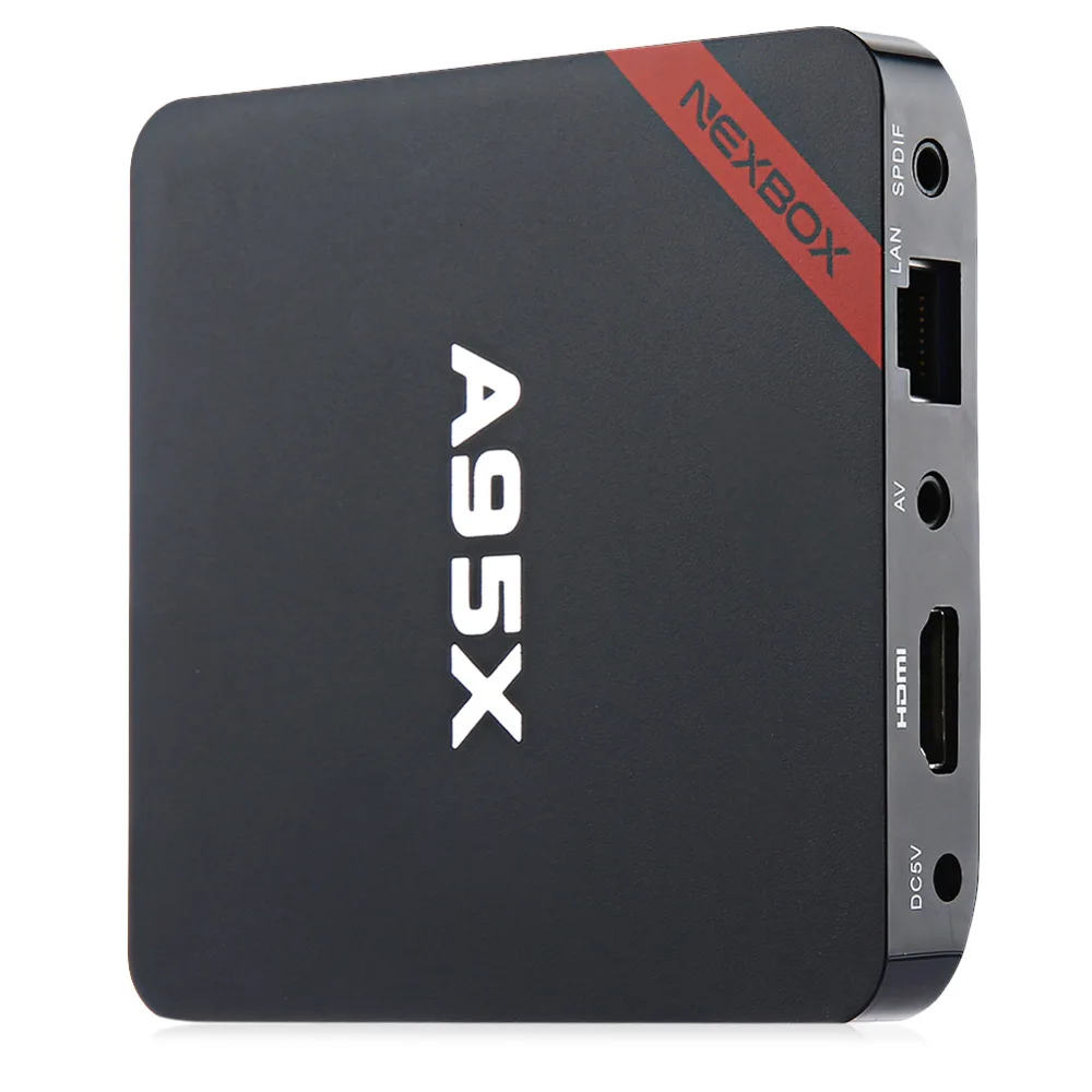 CLEARNESS Nexbox A95X B7N Smart TV Box Bluetooth 4.0 Amlogic S905X Quad Core 64 Bit Cortex A53 4K X 2K H.265 2.4GHz WiFi | Электроника