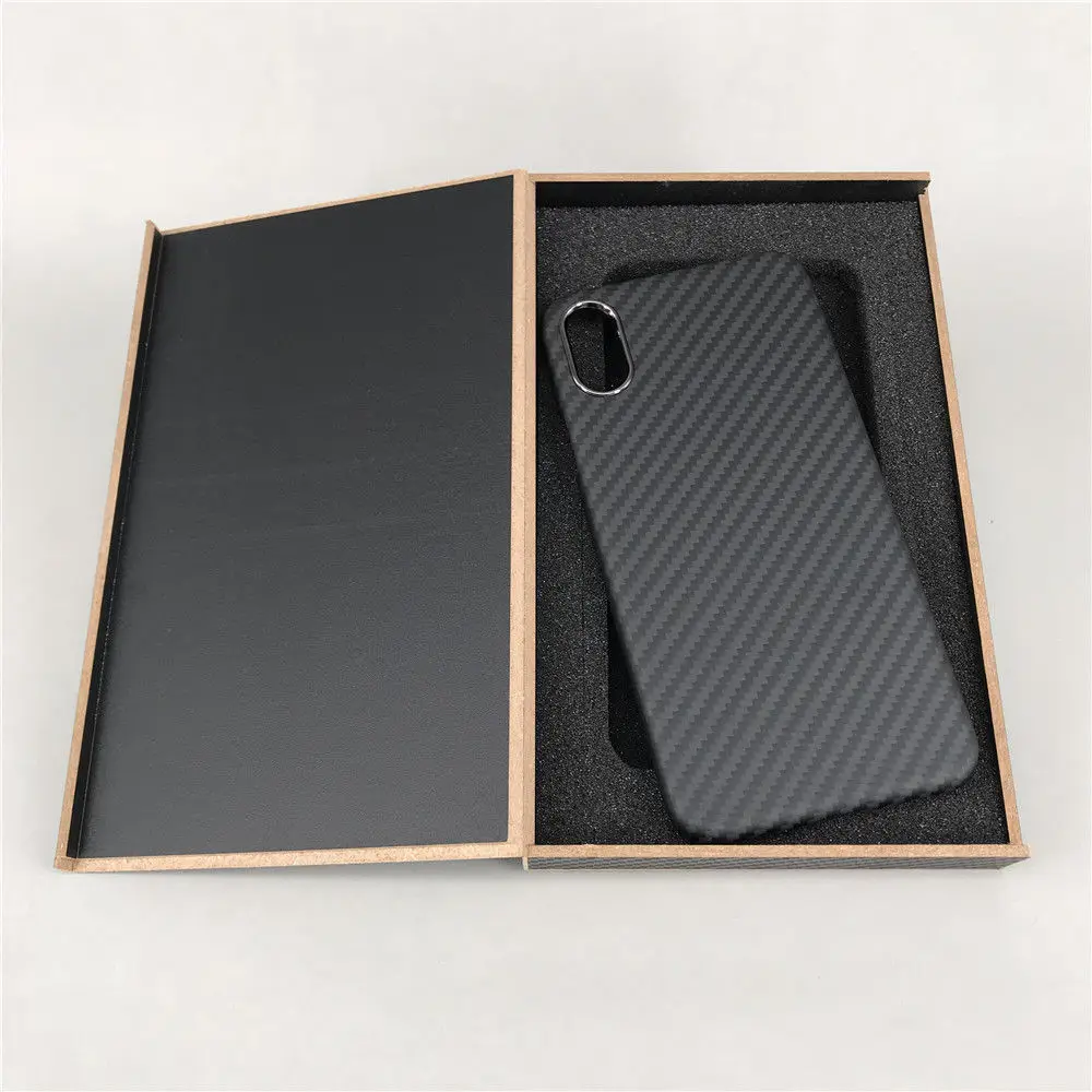 Matte Black iP XS Красный твил углеродного волокна глянцевый/матовый кожух, чехол для мобильного телефона для iPhone XS Max/XR - Цвет: Matte Black iP XS