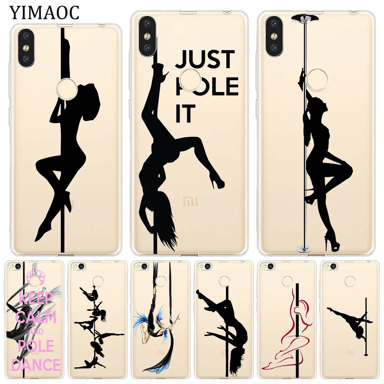 Мягкий чехол для занятий танцами на шесте YIMAOC Xiaomi Redmi K20 8A 7A 6A 5A 4A 4X S2 GO Note 8 7 6 5 Pro Plus