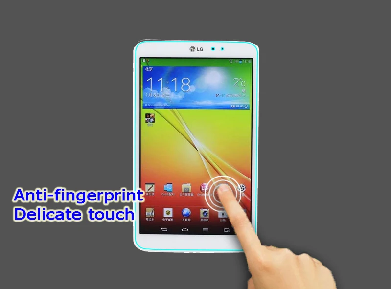 Best 9H Premium tempered glass film For LG G Pad 8.3&quot V500 tablet pc Anti-shatter LCD Screen Protector Film with | Компьютеры и